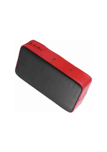 Moveevo Kırmızı Taekwondo Ayak Hedefi - Kalın Pu Deri, El İpi Dikişli, Basınç Serbestleştirme, Eğitmen İçin Dayanıklı Kullanim Kırmızı