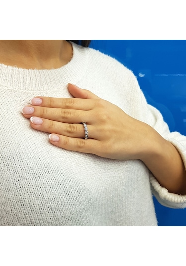 Lova 1,20 Karat Efektli Pırlanta Yeditaş Yüzük - 1070224