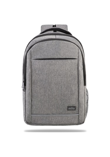 Mila Seri W504 15.60'' Ki3-01-003 Network 4 Serisi Reflektörlü Lenovo,hp,macbook,macair Uyumlu Laptop Sırt Çantası-gri
