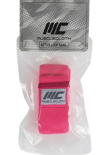 Musclecloth Active Orta Seviye Direnç Bandı Loop Band Pembe