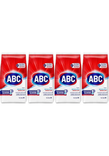 Abc Matik Toz Çamaşır Deterjanı 40kg 4pk 10kg Klasik 264 Yıkama