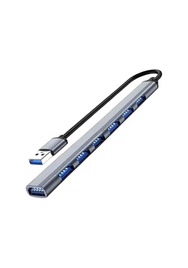 Büro Ev Ofis Cihazları İçin Usb-7hub Metal Dağıtıcı