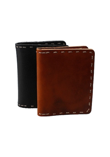 Clk Bizoon % 100 Hakiki Deri Dm Leather Minimal Cüzdan Kartlık 3011