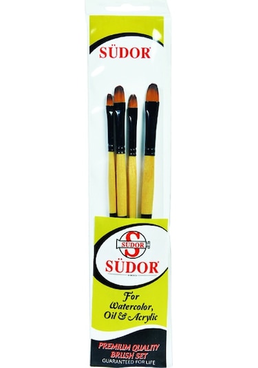 Südor Set 13 Hobi Fırçası 4 Lü Kaliteli