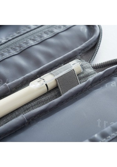 Yifomall Büyük Boy Gezi Pasaport Çantası - Su Geçirmez, Toz Proof, Taşınabilir Kimlik Belgesi Ve Para Çantası - Lacivert