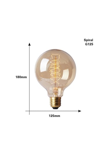 Retro Edison Ampul E27 110 V 40 W T10 T45 A19 St64 G80 G95 G125 Ampul Vintage Edison Ampul Akkor Lamba Filament Ampul Ev Dekor G125 Spiral