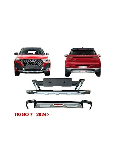 Chery Tiggo 7 Pro Max 2024+ Ön Arka Tampon Koruma İthal