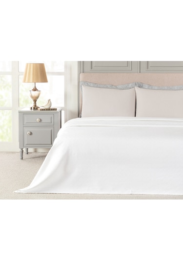 Anais King Size %100 Pamuk Pike - Beyaz 8684427222799 Beyaz