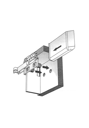 Hafele Sc4 Kapak Sağ Yönlü Mat Nikel Renk