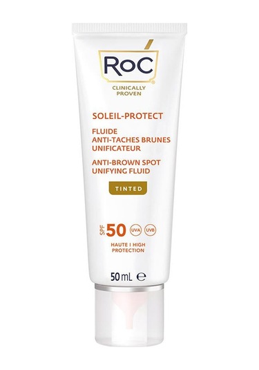 Roc Soleil-Protect Anti-brown Spot Unifying Fluid Tinted Leke Karşıtı ve Ton Eşitleyici Yüz Güneş Kremi 50 ML