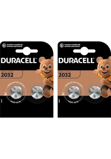 Duracell DL/CR 2032 3 V Lityum Pil 2 x 2'li
