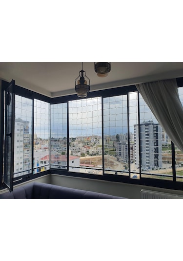 Güvenlik Ağı - İnşaat Filesi - 6mm İp - 10cm Göz Aralığı