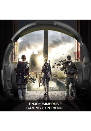 Canpay Onikuma K5 3.5MM Kablolu Kulak Üstü Oyuncu Kulaklığı