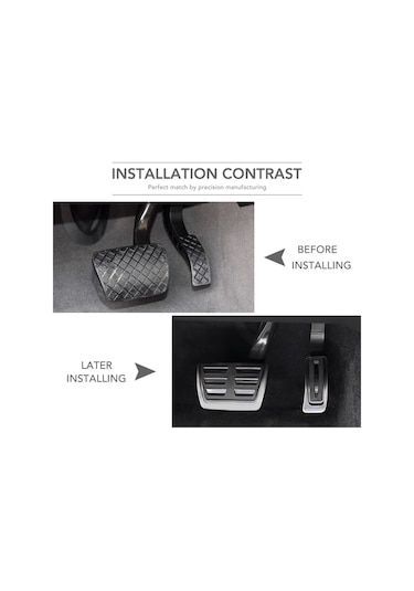 Volkswagen T-Cross Otomatik  Metal Pedal Seti