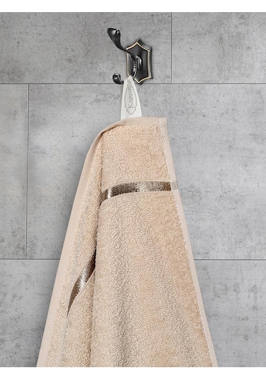 Banyo Havlu Seti 4 Lü Bale Bej