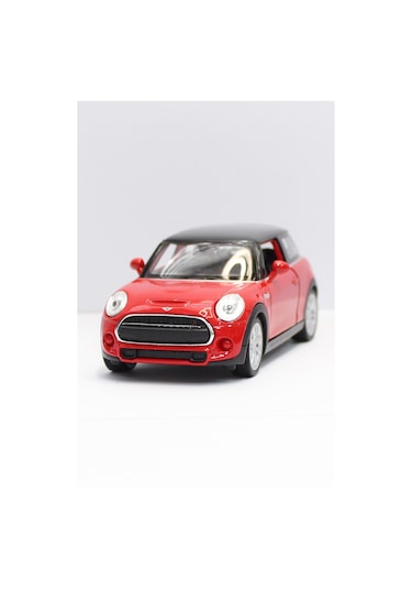 Toyaş Kırmızı Yeni Mini Cooper Çek Bırak Metal Oyuncak Araba 11Cm
