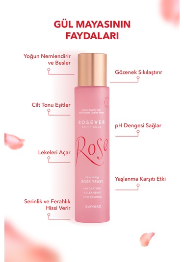 Rosever Skin Soul Gül Mayası 50 Ml