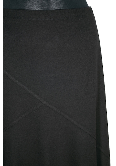 Hesna Kadın Firdevs Firuze Astarlı Çapraz Model Siyah Etek 001