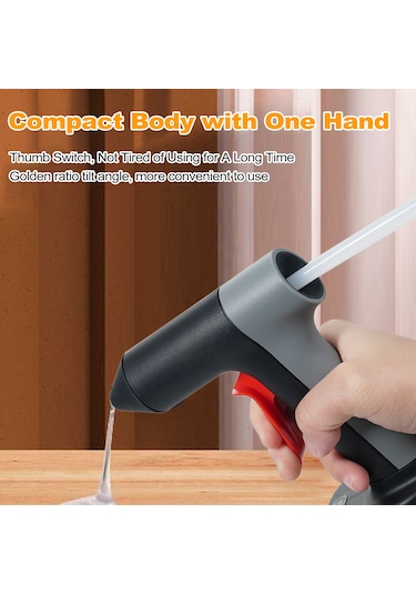 Geeksen 3.7v Sıcak Eriyik Tutkal Makinesi Seti 30s Hızlı Ön Isıtmalı Mini Tutkal Makines Silikon Tabancası