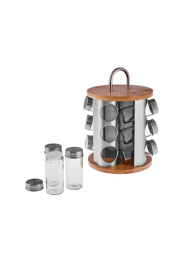 Karaca  Alya Dönen Standlı 12'li Baharat Takımı
