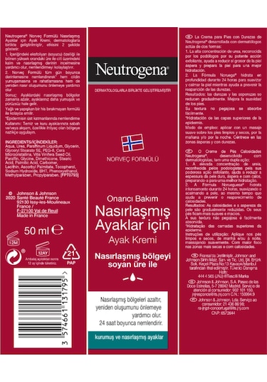 Neutrogena Nasırlaşmış Ayaklar için Ayak Kremi 50 ML