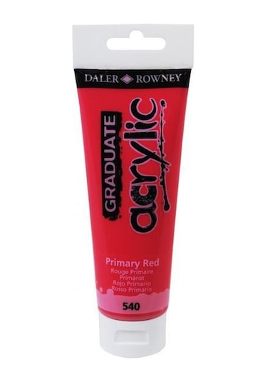 DALER ROWNEY 540 GRADUATE AKRİLİK BOYA PRİMARY RED 120 ML