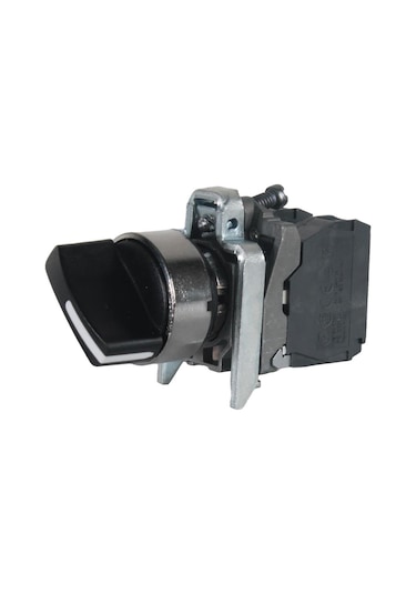 Schneider 2NA 1-0-2 Kalıcı Siyah Mandal Buton - XB4BD33