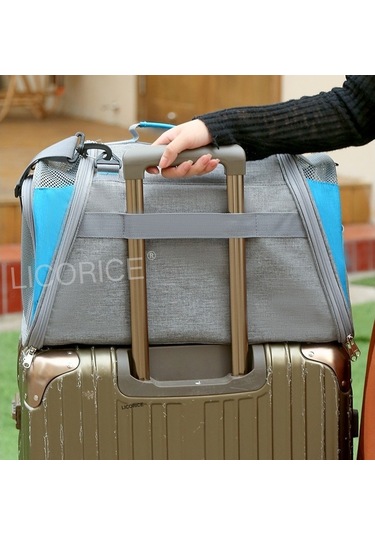 Lıcorıce Büyük Kapasiteli Nefes Alabilen Evcil Hayvan Gezi Çantası