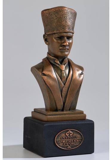 Mustafa Kemal Atatürk Mermerit Büst Heykel