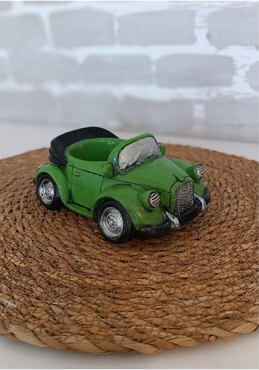 Araba Şeklinde Saksı Farklı Renklerde