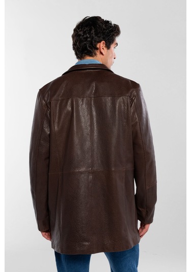 Tamer Tanca Erkek Hakiki Deri Viski Jumbo Mont 616 2027-1 Erk Derımont Sk25/26 Vıskı Jumbo Kahverengi