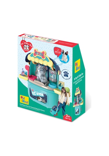 Ogi Mogi Toys Evcil Hayvan Oyun Seti Tekerlekli Çekçekli Sırt Çantası