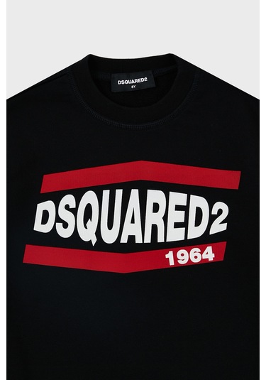 Dsquared2 Çocuk Sweat Dq0208-d002y Black Siyah