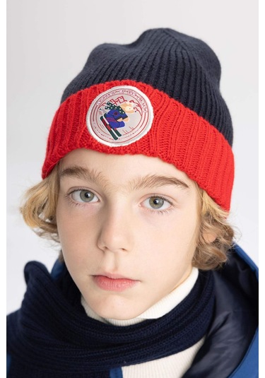 DeFacto Erkek Çocuk Dokuma Etiketli Bere A5452A823WNBE364