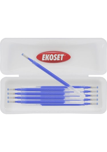 Ekoset Isı ve Ütü Ile Uçan Kalem Içi Mavi 10 Adet