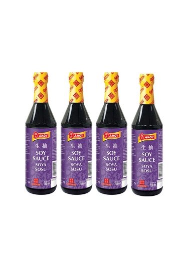 Amoy Soya Sosu 4 x 750 ML