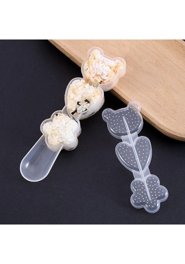 Karikatür Şekli Pirinç Topu Seti Suşi Rulo Suşi Kalıp Pirinç Topu Pirinç Topu Bento Basın Kalıp Japon Dıy Araçları Mutfak Aksesuarları Şeffaf