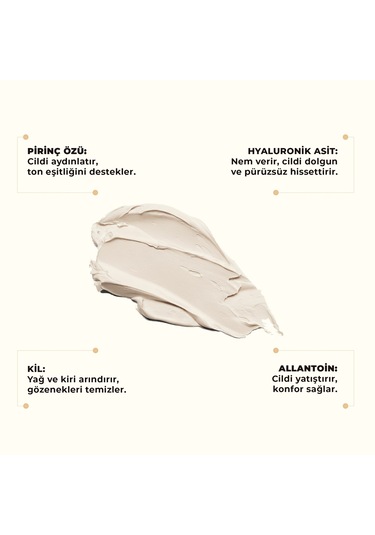 Dermokil Beyazlatıcı Etkili Pirinç Özü Kil Maske 9 Ml