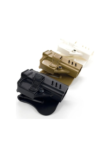 Kum Sar9 Uyumlu Polimer Tabanca Kılıfı - Silah Kılıfı Beyaz