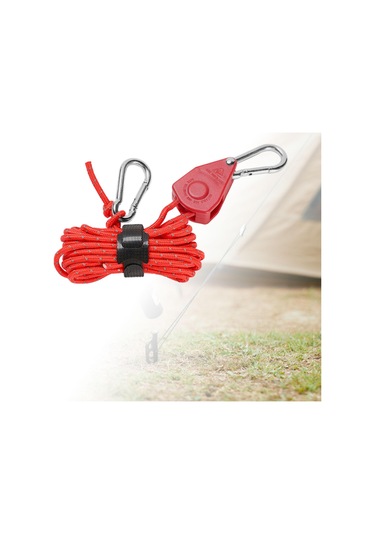 Suntek Cırcırlı Askı Halat Askısı Hızlı Kırmızı Kırmızı
