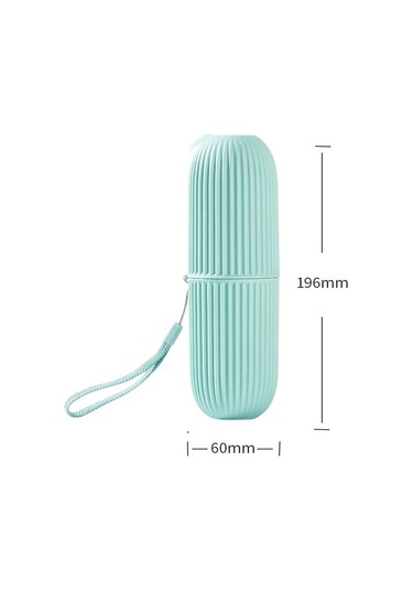 Sones 1 Adet Basit Seyahat Yıkama Kupası Taşınabilir Diş Fırçası Saklama Kutusu Çok İşlevli Fırçalama Kupası Gri Diğer