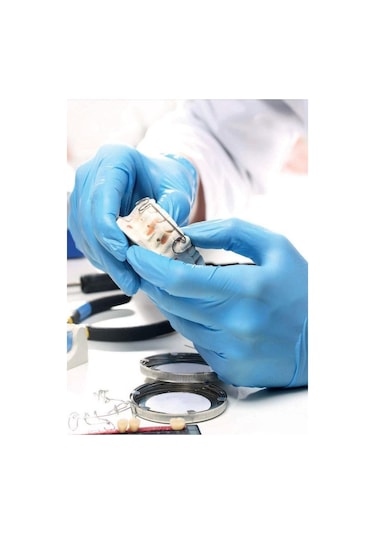 Haspet Mavi Nitril Pudrasız Ekstra Kalın Eldiven