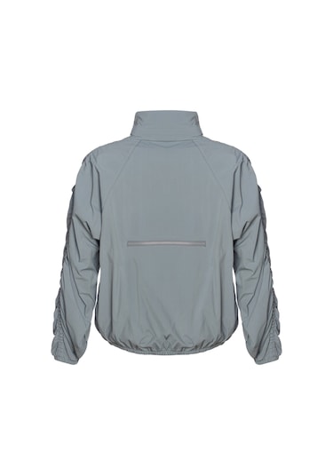 Hummel Berry Raıncoat Kadın Yağmurluk Gri Gri