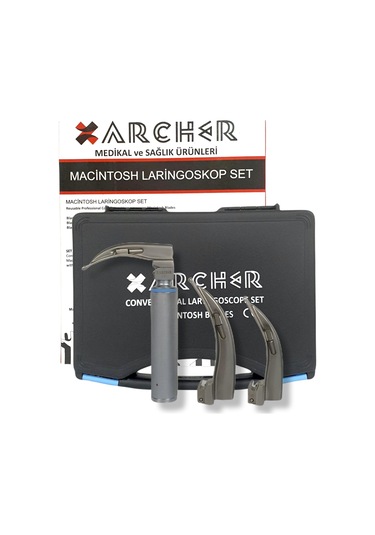 Archer Macintosh Laringaskop Set 3'lü
