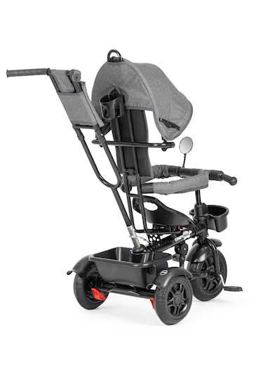 Comfymax Roadstar Ebeveyn Kontrollü Bebek Çocuk Bisikleti - Grey Gri