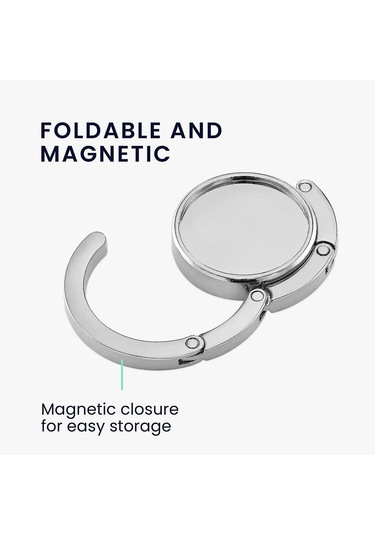 2x Çanta Kancası - Katlanabilir Metal Çanta Askısı - Masa Veya Yazı Masası İçin Çanta Tutucu - Çanta Ve Küçük Eşyaları Asma Diğer