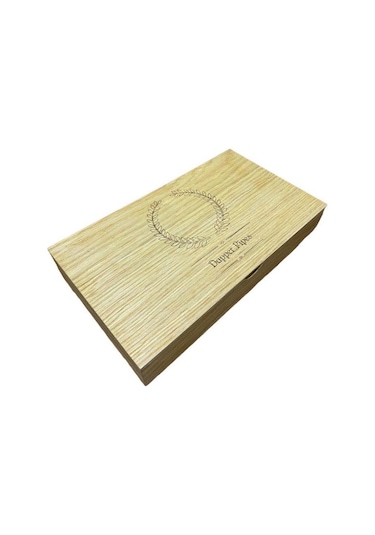 Dapper Gül Ağacı 7 Oz Çelik Mataralı Pipo Seti 605953-509210