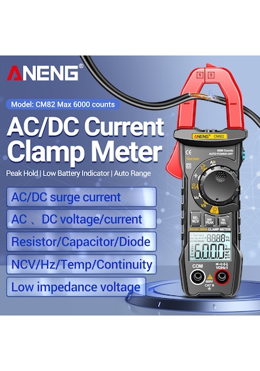 Aneng Cm82 Dijital Pens Metre 6000 Sayım True Rms Ncv E23030r