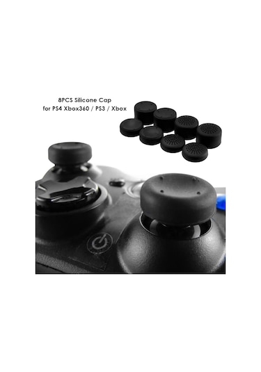 8li Xbox 360 Analog Koruyucu Başlık Seti 4 Model 8 Tane