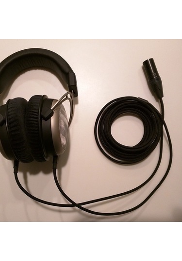 Sones Beyer T1 2./3. Nesil T5 / Amiro Dengeli Kulaklık Kablosu 3,5 Mm + 6,35 Mm Adaptör